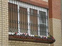 Кованые решетки на окна 17